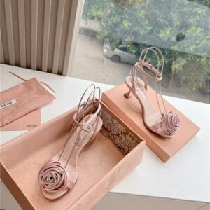 miumiu rose high heels