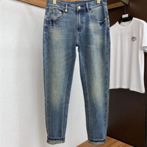 Gucci classic men's washed jeans