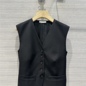 the row high-end suit vest