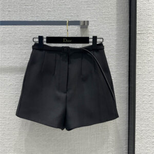 dior classic versatile high waist shorts