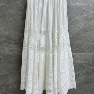 dior butterfly lace skirt