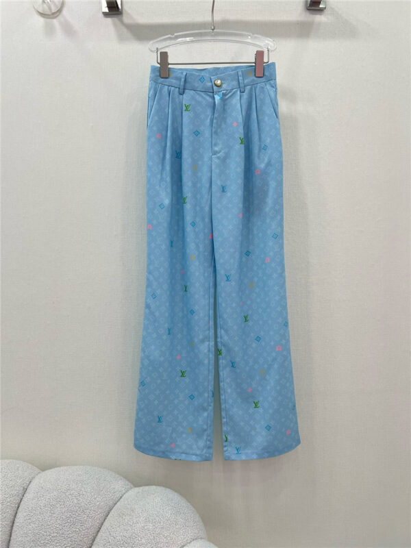 louis vuitton LV new wide leg straight trousers