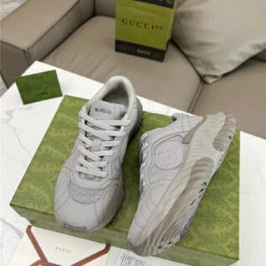 gucci interlocking double G leather patch sneakers