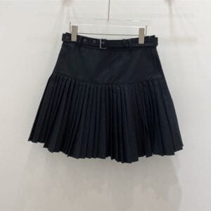 dior new wool pleated skirt