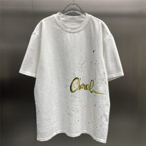 chanel hand-painted graphic T-shirt