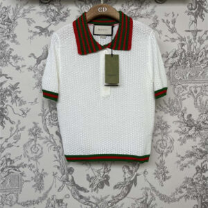 gucci new knitted Polo short T