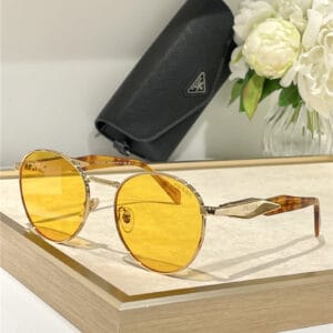 prada new round frame sunglasses