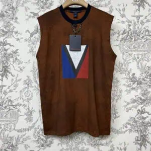 louis vuitton LV tie dye chain vest replica designer clothes