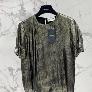 YSL printed shirt cheap replica designer clothes