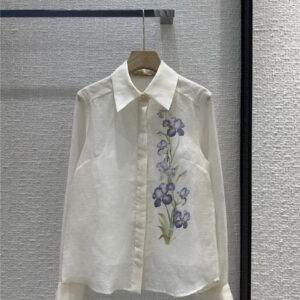 zimm blue iris print two piece shirt cheap replica designer clothes