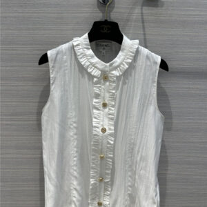 chanel palace style lace vest replicas clothes