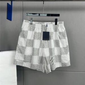 louis vuitton LV printed stretch casual shorts replica clothes