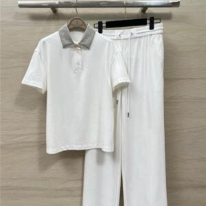 BC short-sleeved top + casual pants suit replica clothes