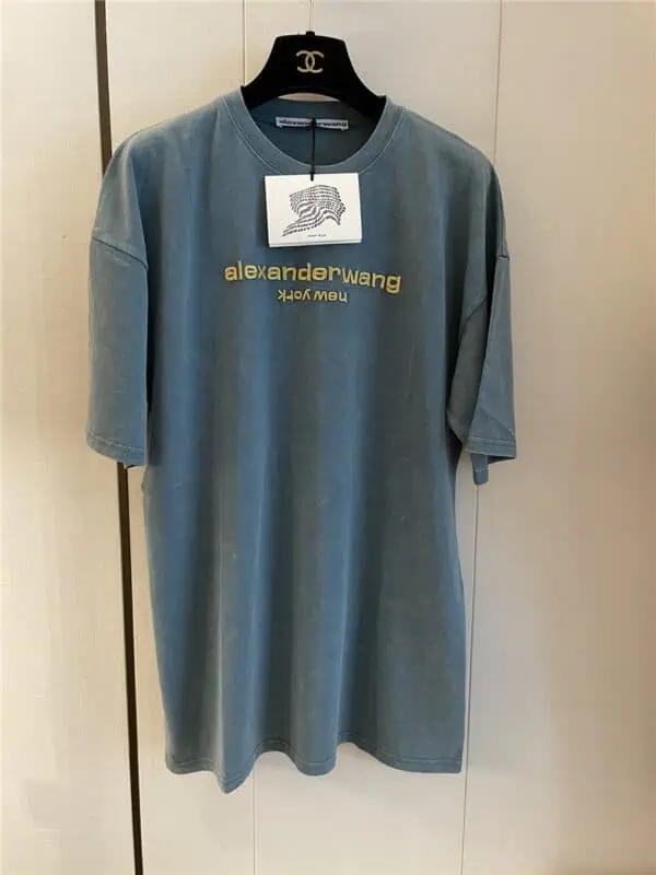 alexander wang distressed short-sleeved replica d&g clothing