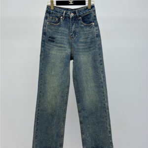 miumiu straight jeans replica designer clothes