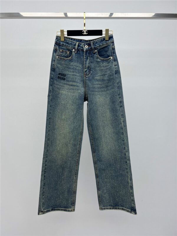 miumiu straight jeans replica designer clothes