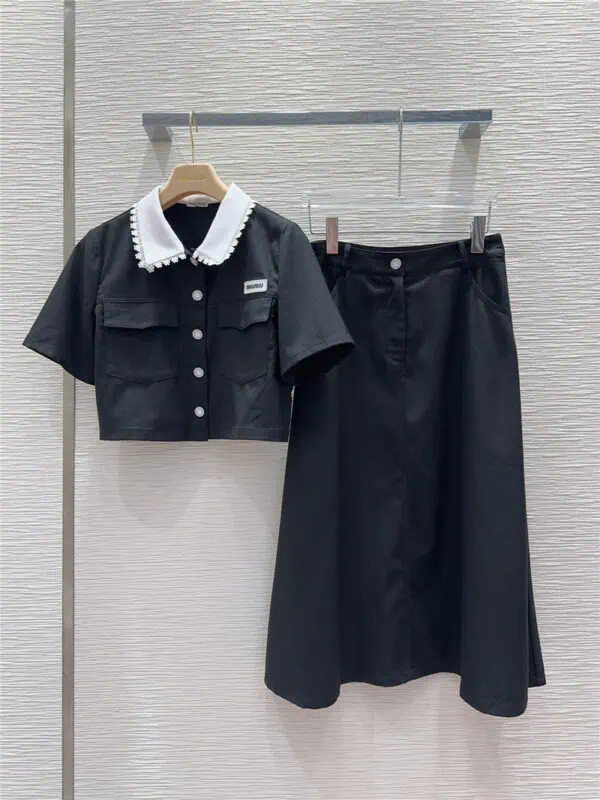 miumiu college retro casual suit replica clothing sites