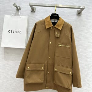 celine unisex work pocket jacket replica d&g clothing