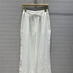 the row cotton and linen straight wide leg pants replica clothes