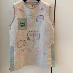 chanel new mid length vest replica designer clothes