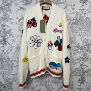 gucci heavy embroidered cardigan cheap replica designer clothes
