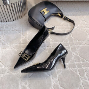 Balenciaga rhinestone high heels best replica shoes website