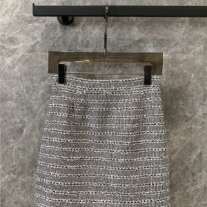 chanel gray soft nylon skirt cheap replica designer clothes