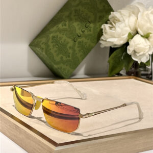 gucci rectangular frame sunglasses