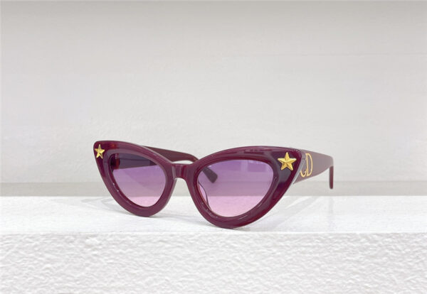 dior cat eye star sunglasses