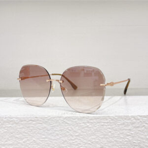 chanel elegant rimless sunglasses