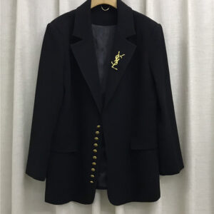 YSL buttoned pin suit jacket replica clothes