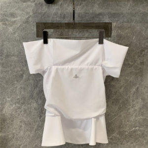 Vivienne Westwood one-shoulder shirt top replica d&g clothing
