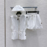 louis vuitton LV hooded vest + shorts set replica d&g clothing