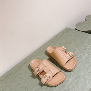 loewe new color matching slippers for couples replica shoes