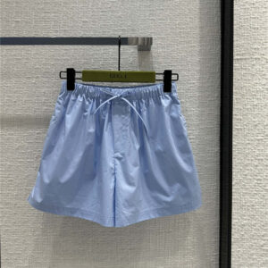 gucci aqua blue cotton shorts replica clothing