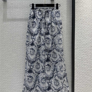 dior jouy printed pattern casual trousers replica d&g clothing
