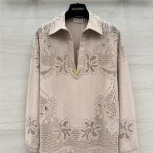 valentino lace v button top replica clothing sites