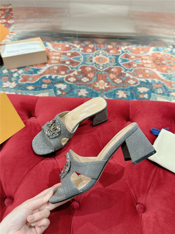 louis vuitton LV thick heel sandals maison margiela replica shoes