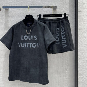 louis vuitton LV printed logo sports suit replica clothes
