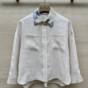 BC rope sequin collar linen shirt replica d&g clothing