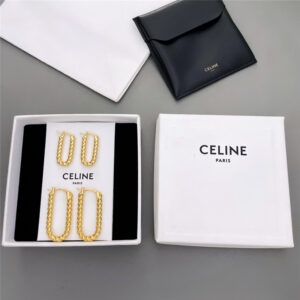 celine minimalist design earrings