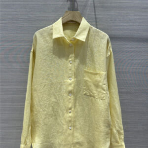 the row cotton and linen long shirt replica designer clothes