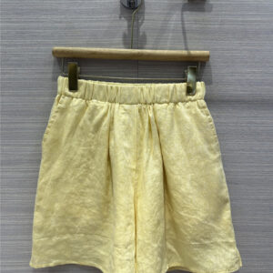 the row cotton and linen shorts replica clothing sites