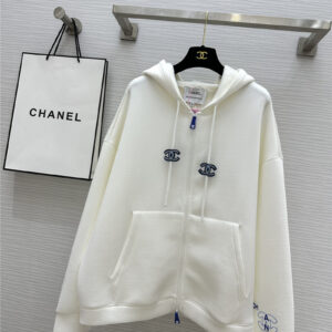 chanel hooded loose fit coat replica clothing sites