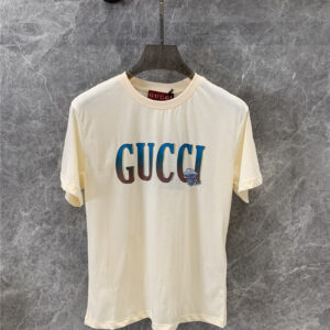 gucci round neck short sleeve t-shirt cheap replica designer clothes