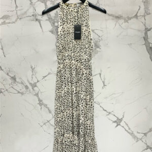 YSL leopard print vacation dress replica d&g clothing