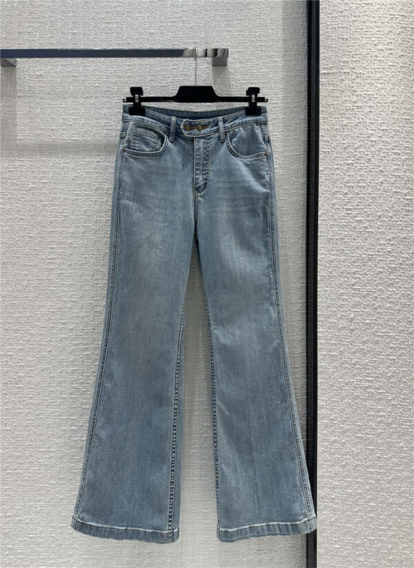 YSL 2 button bootcut jeans replica clothing