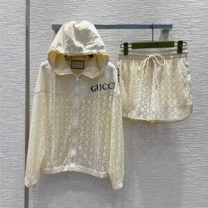 gucci lace water-soluble flower hollow suit replica d&g clothing