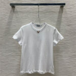 valentino V-buckle hardware T-shirt replica designer clothes