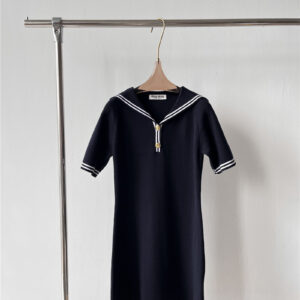 miumiu navy knitted dress replica designer clothes
